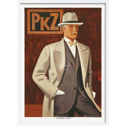 Pkz Menswear | Switzerland A3 297 X 420Mm 11.7 16.5 Inches / Framed Print - White Timber Art