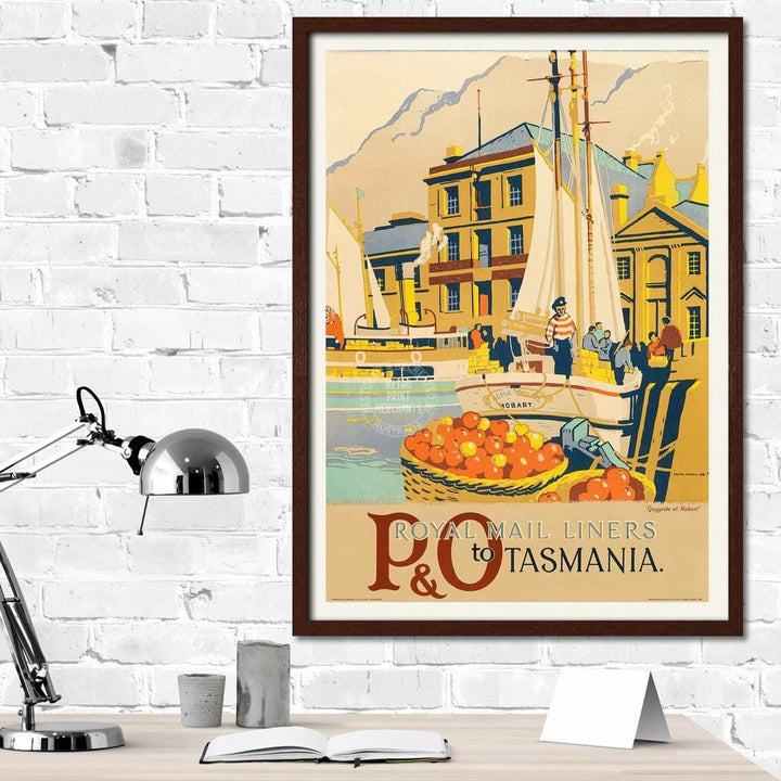 P&o To Tasmania | Australia Print Art