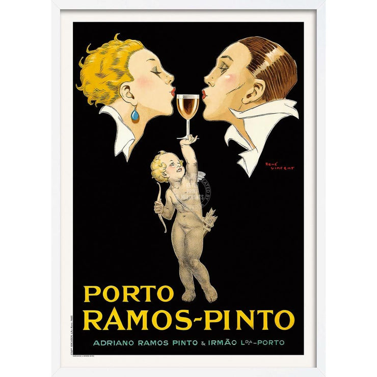 Porto Ramos-Pinto | France A3 297 X 420Mm 11.7 16.5 Inches / Framed Print - White Timber Art