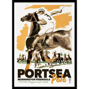 Portsea Polo | Australia 422Mm X 295Mm 16.6 11.6 A3 / Black Print Art