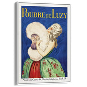 Poudre De Luzy 1919 | France A3 297 X 420Mm 11.7 16.5 Inches / Canvas Floating Frame - White Timber