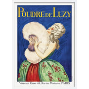 Poudre De Luzy 1919 | France A3 297 X 420Mm 11.7 16.5 Inches / Framed Print - White Timber Art