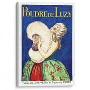 Poudre De Luzy 1919 | France A3 297 X 420Mm 11.7 16.5 Inches / Stretched Canvas Print Art