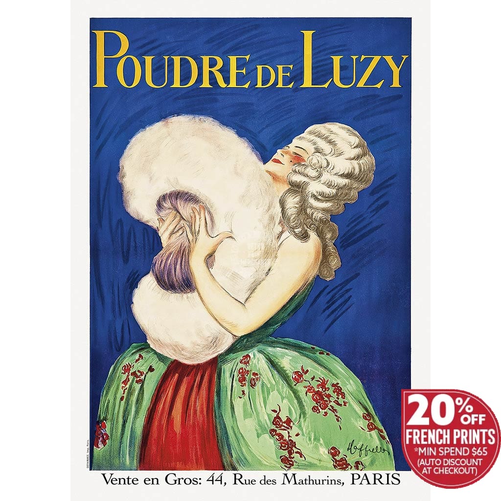 Poudre De Luzy 1919 | France A3 297 X 420Mm 11.7 16.5 Inches / Unframed Print Art