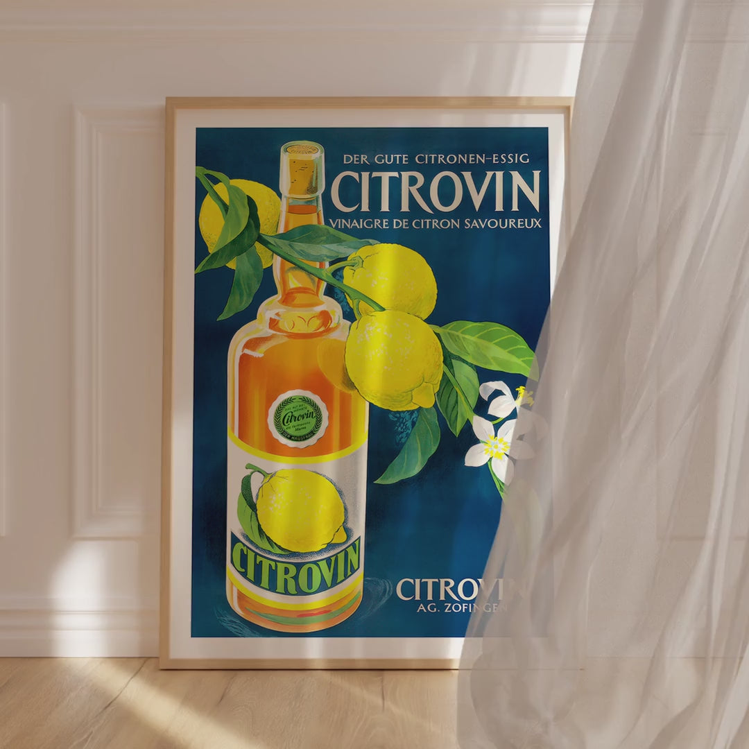 CITROVIN LEMON VINEGAR 1949 | SWITZERLAND