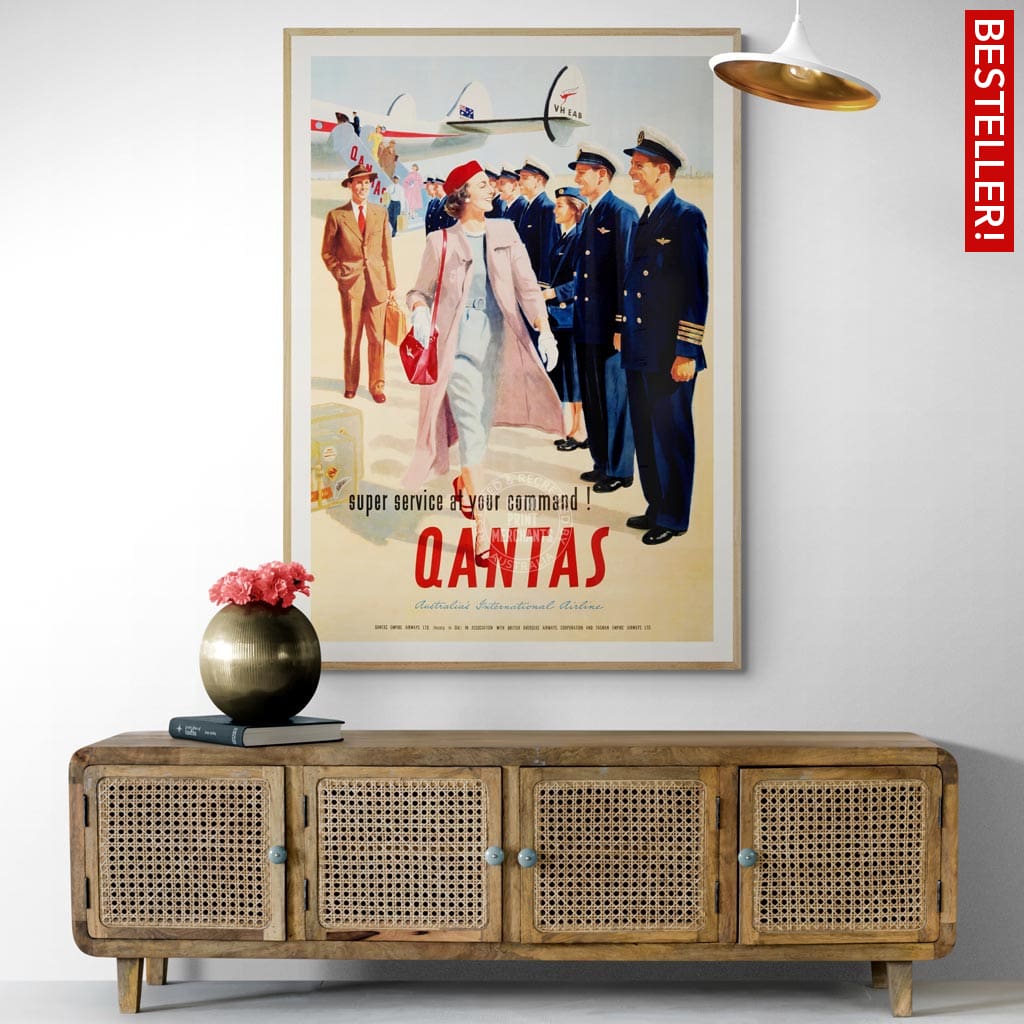 Qantas Super Service | Australia Print Art