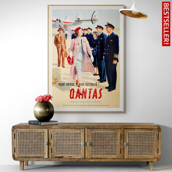 Qantas Super Service | Australia Print Art