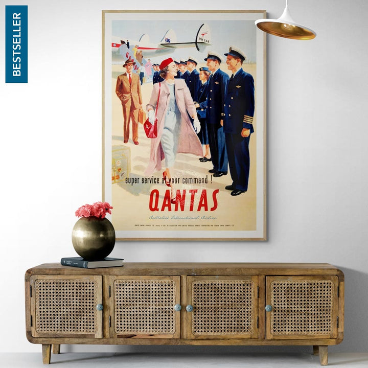 Qantas Super Service | Australia Print Art