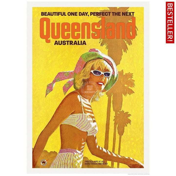 Queensland | Australia 422Mm X 295Mm 16.6 11.6 A3 / Unframed Print Art
