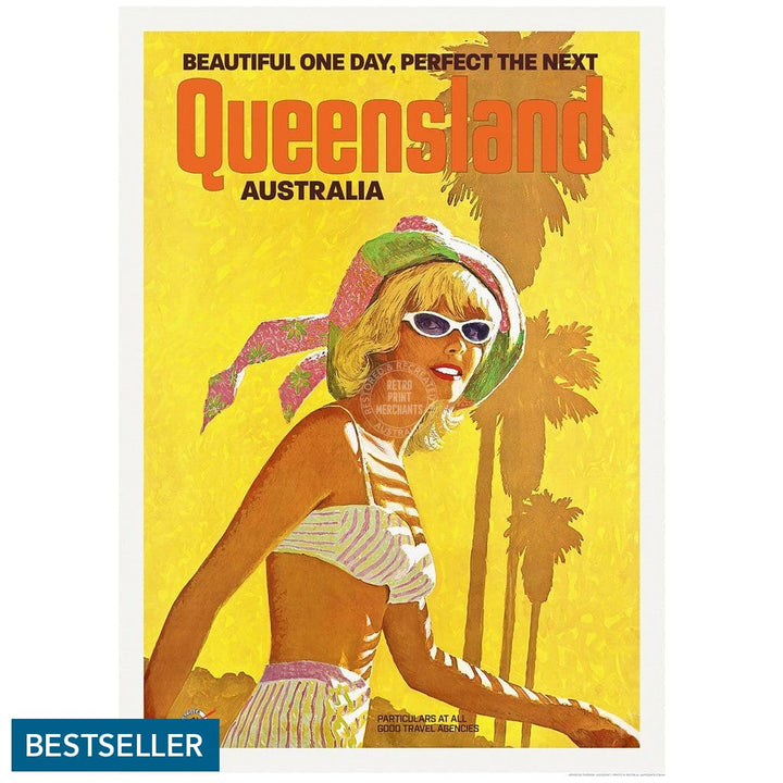 Queensland | Australia 422Mm X 295Mm 16.6 11.6 A3 / Unframed Print Art