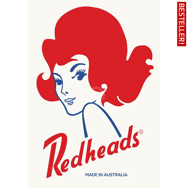 REDHEADS MATCHES 1971 | AUSTRALIA A2 | 420 x 594mm | 16.5 x 23.4 inches / Unframed Print Print Art
