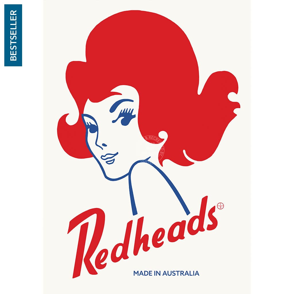 REDHEADS MATCHES 1971 | AUSTRALIA A2 | 420 x 594mm | 16.5 x 23.4 inches / Unframed Print Print Art