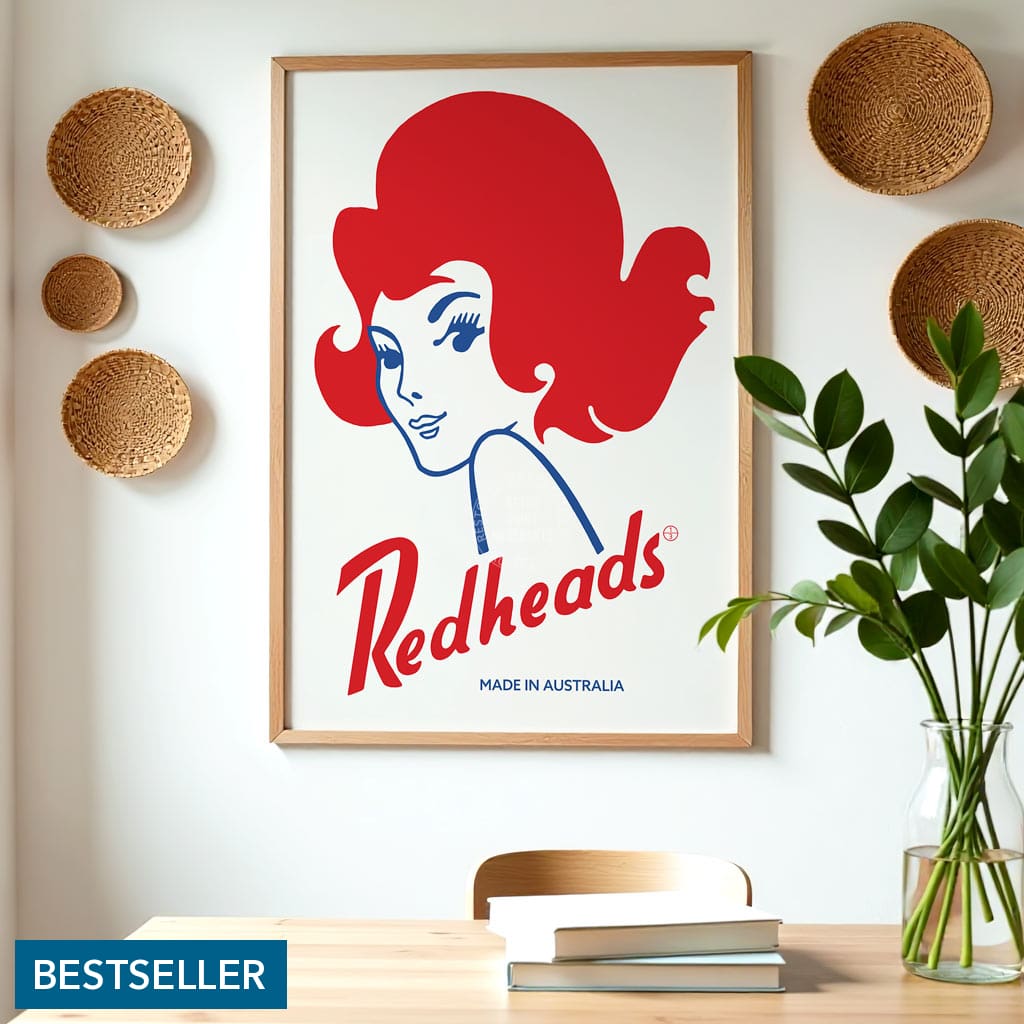 REDHEADS MATCHES 1971 | AUSTRALIA Print Art
