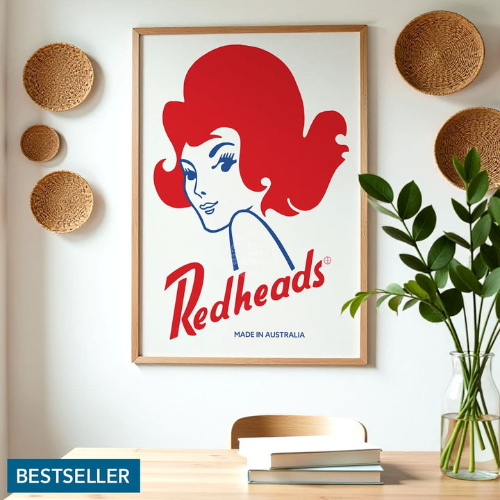 REDHEADS MATCHES 1971 | AUSTRALIA Print Art