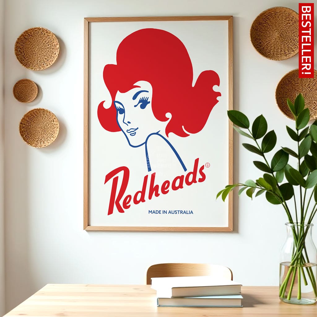 REDHEADS MATCHES 1971 | AUSTRALIA Print Art