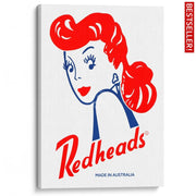 Redheads Matches | Australia A3 297 X 420Mm 11.7 16.5 Inches / Stretched Canvas Print Art