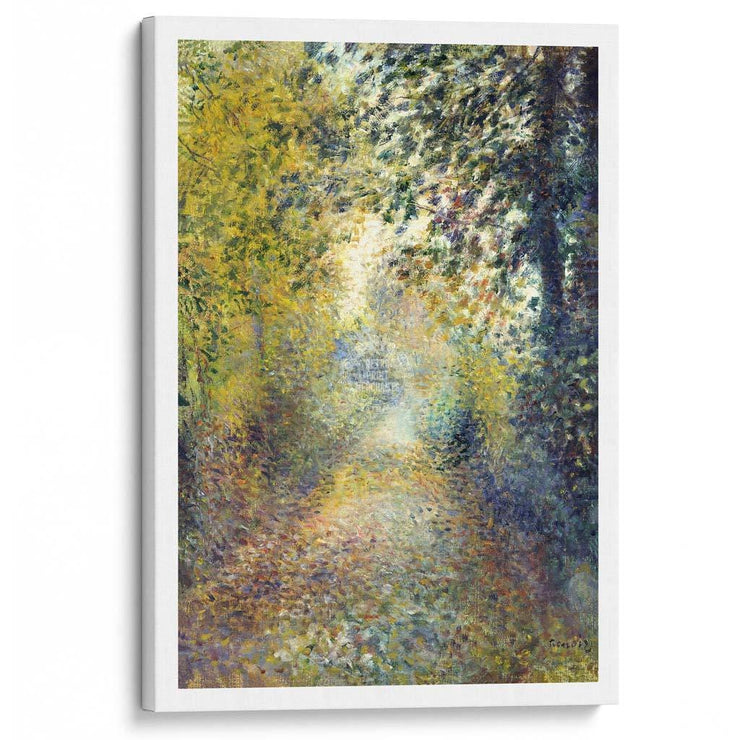 Renoir In The Woods | France A3 297 X 420Mm 11.7 16.5 Inches / Stretched Canvas Print Art
