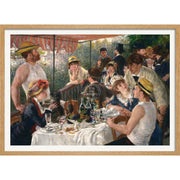 Renoir Luncheon Of The Boating Party | France A3 297 X 420Mm 11.7 16.5 Inches / Framed Print -