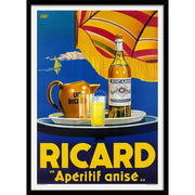 Ricard Apéritif | France 422Mm X 295Mm 16.6 11.6 A3 / Black Print Art
