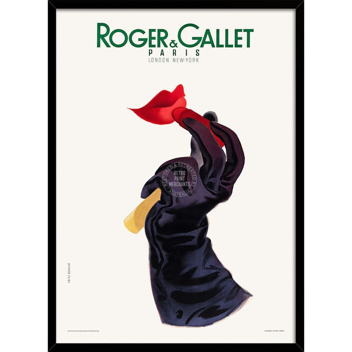 Roger & Gallet | France A3 297 X 420Mm 11.7 16.5 Inches / Framed Print - Black Timber Art
