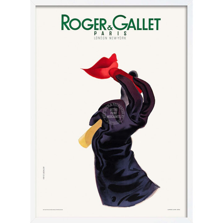 Roger & Gallet | France A3 297 X 420Mm 11.7 16.5 Inches / Framed Print - White Timber Art