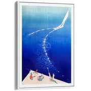 Sail Away | Hungary A4 210 X 297Mm 8.3 11.7 Inches / Canvas Floating Frame: White Timber Print Art