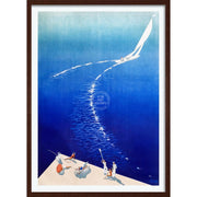 Sail Away | Hungary A4 210 X 297Mm 8.3 11.7 Inches / Framed Print: Chocolate Oak Timber Print Art