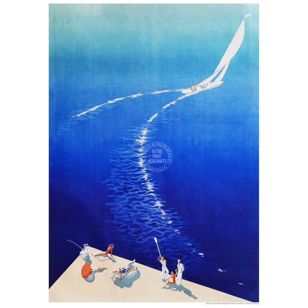 Sail Away | Hungary A3 297 X 420Mm 11.7 16.5 Inches / Unframed Print Art