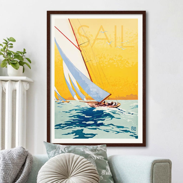 Sail | France Print Art