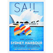 Sail Sydney Harbour | Australia A3 297 X 420Mm 11.7 16.5 Inches / Unframed Print Art