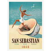 San Sebastian | Spain A3 297 X 420Mm 11.7 16.5 Inches / Unframed Print Art