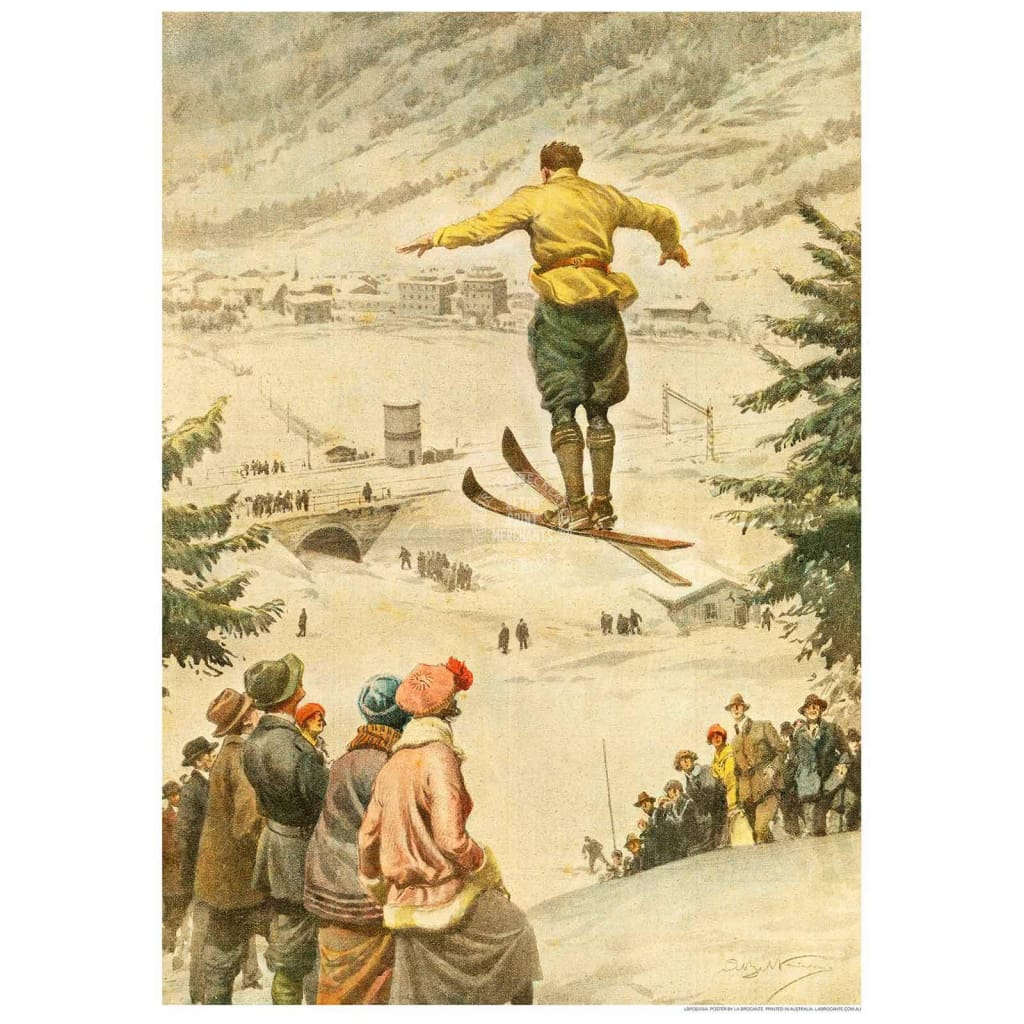 SKI JUMP | SWITZERLAND Print Art