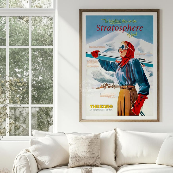 SKI THREDBO 1950 | AUSTRALIA Print Art