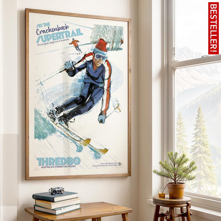 SKI THREDBO SUPERTRAIL | AUSTRALIA Print Art
