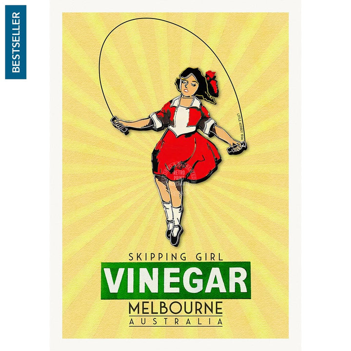 Skipping Girl | Australia A3 297 X 420Mm 11.7 16.5 Inches / Unframed Print Art