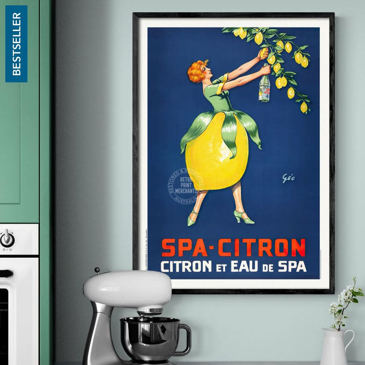 Spa Citron 1930 | Belgium Print Art