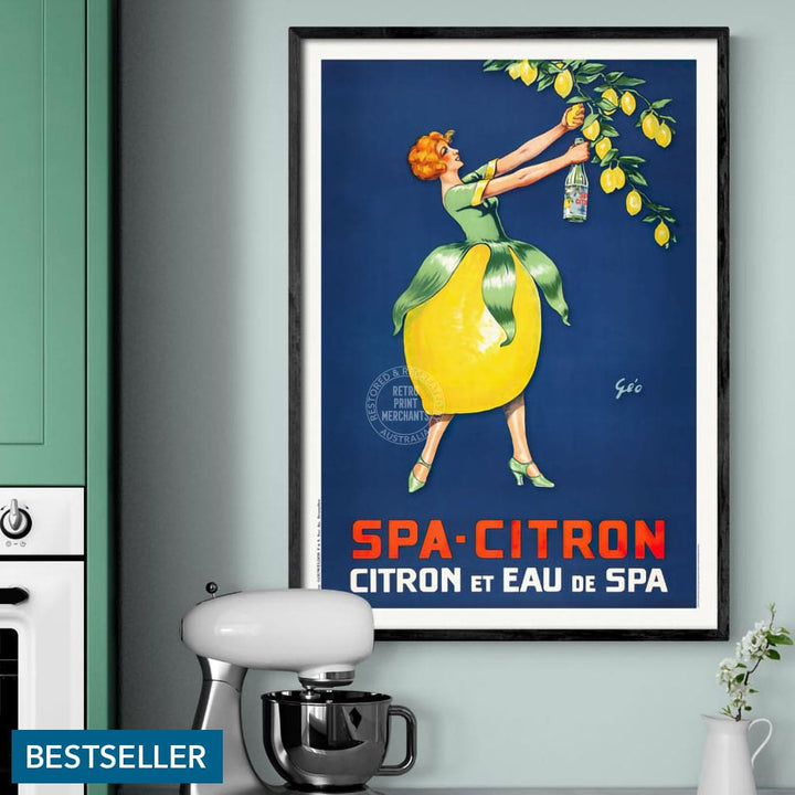 Spa Citron 1930 | Belgium Print Art