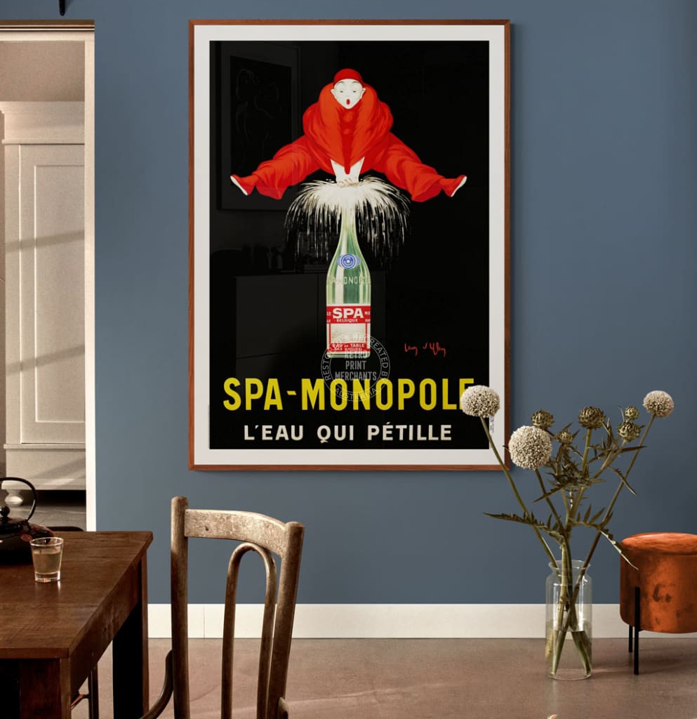 Spa Monopole 1928 | France Print Art