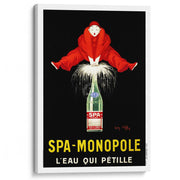 Spa Monopole 1928 | France A3 297 X 420Mm 11.7 16.5 Inches / Stretched Canvas Print Art