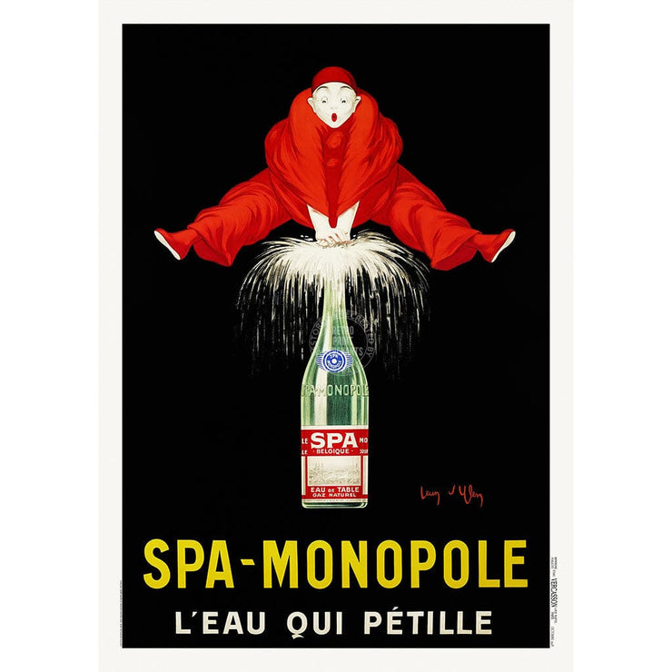 Spa Monopole 1928 | France A3 297 X 420Mm 11.7 16.5 Inches / Unframed Print Art