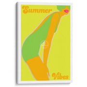 Summer Vibes | Australia A3 297 X 420Mm 11.7 16.5 Inches / Stretched Canvas Print Art
