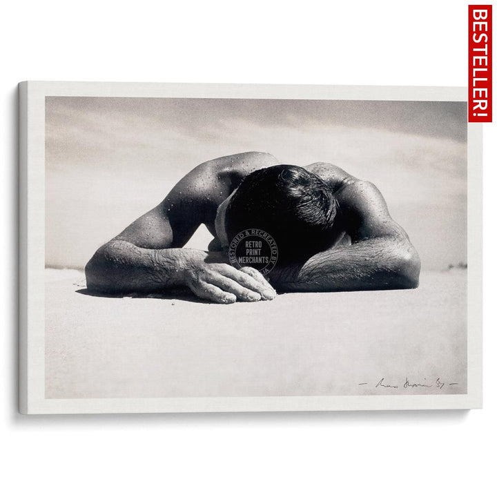 Sunbaker 1937 | Australia A3 297 X 420Mm 11.7 16.5 Inches / Stretched Canvas Print Art