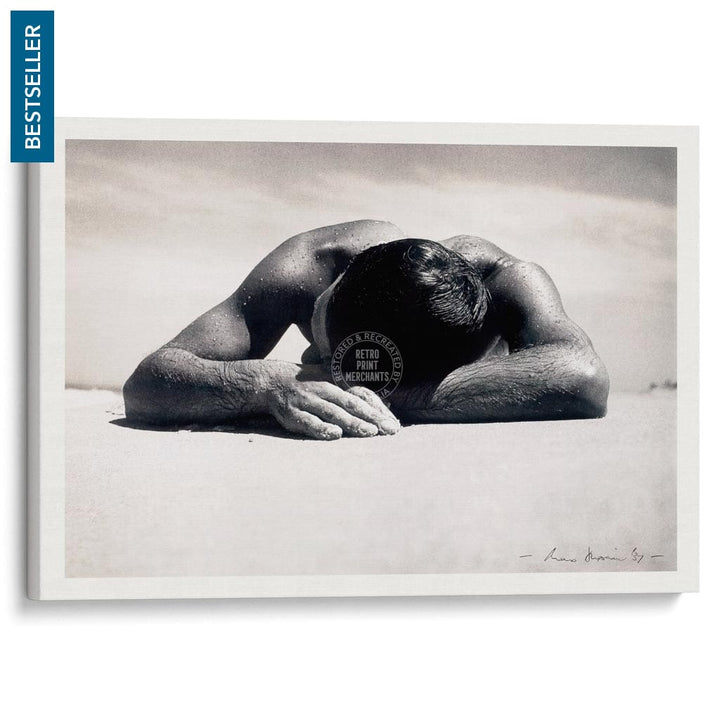 Sunbaker 1937 | Australia A3 297 X 420Mm 11.7 16.5 Inches / Stretched Canvas Print Art