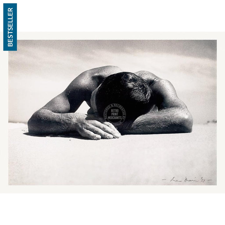 Sunbaker 1937 | Australia A3 297 X 420Mm 11.7 16.5 Inches / Unframed Print Art