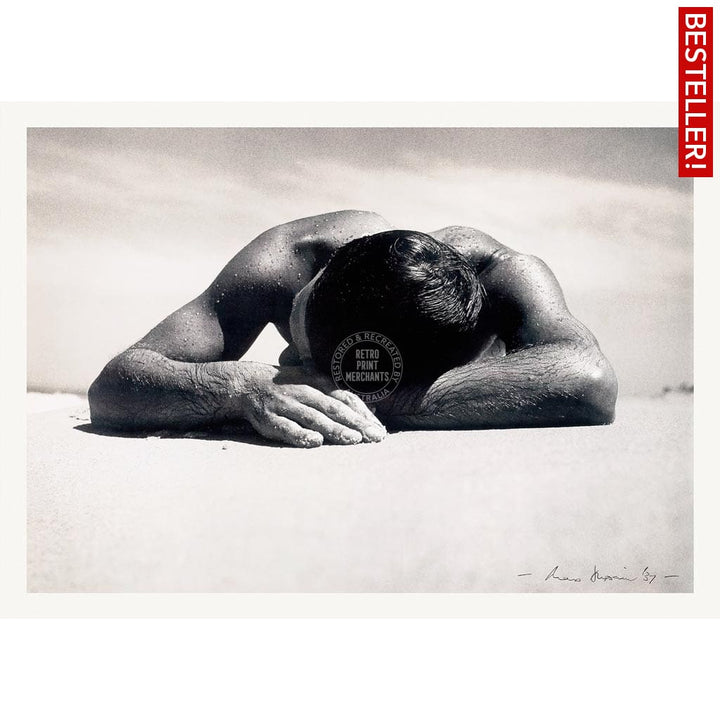 Sunbaker 1937 | Australia A3 297 X 420Mm 11.7 16.5 Inches / Unframed Print Art