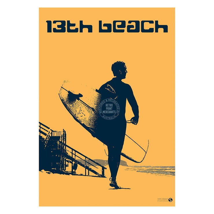 Surf 13Th Beach | Australia Print Art