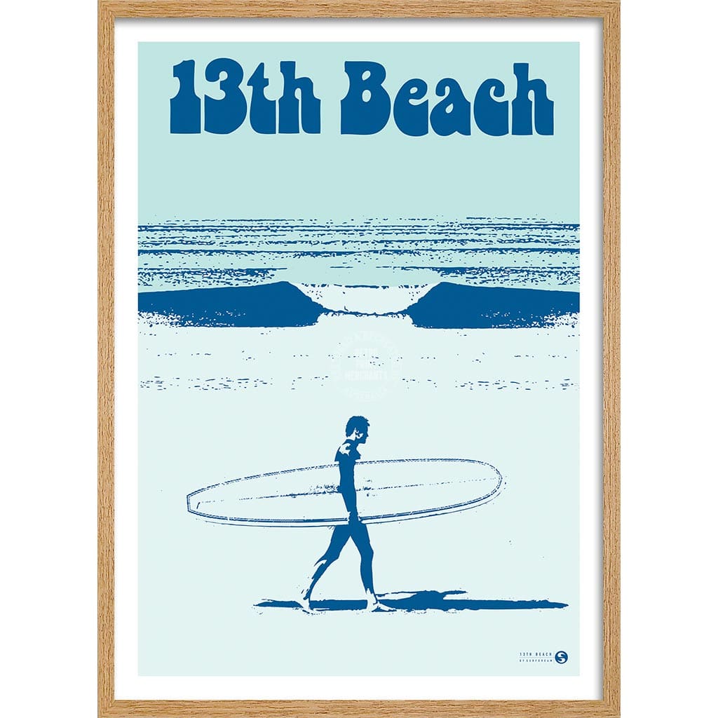 Surf 13Th Beach | Australia Print Art