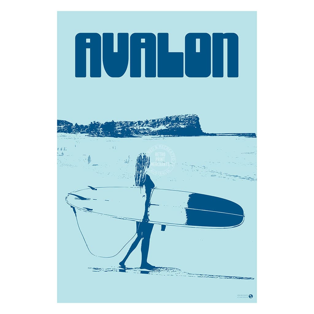 Surf Avalon | Australia Print Art