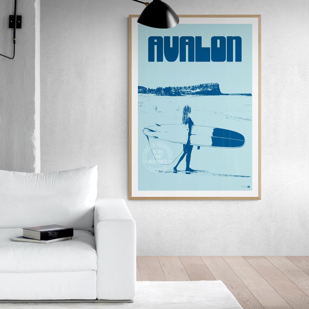 Surf Avalon | Australia Print Art