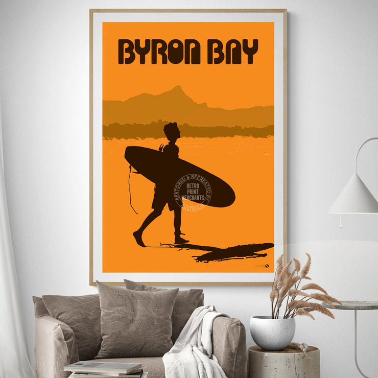 Byron Bay Surf Print - Surf Artwork Australia